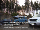 Spring 144 MHz Sprint 2011, Mount Prevost, Vancouver Island, CN88cu, VE7OGJ, VA7IIA, VE7DXG