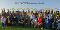 Group photo of 2014 PNWVHFS Conference in Seaside, OR
